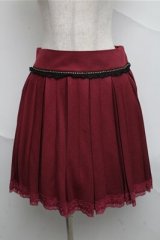 axes femme / ゴールドプレート使いプリーツスカート   S-25-07-03-1052-AX-PA-HR-ZS
