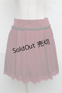 axes femme / ゴールドプレート使いプリーツスカート   S-25-07-03-1052-AX-PA-HR-ZS
