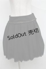 axes femme / ゴールドプレート使いプリーツスカート   S-25-07-03-1053-AX-PA-HR-ZS