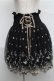 画像1: axes femme / バタフライ刺繍ハイウエストスカート  黒 S-25-07-03-1054-AX-SK-HR-ZS (1)