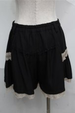 画像2: axes femme / 脇タック入りショートパンツ  黒 S-25-07-03-1056-AX-PA-AS-ZT408 (2)