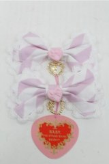 BABY,THE STARS SHINE BRIGHT / Patissiere Bonbon Ribbonクリップ  ピンク S-25-07-03-1006-BA-AC-AS-ZS