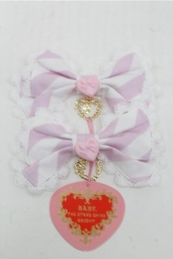 画像1: BABY,THE STARS SHINE BRIGHT / Patissiere Bonbon Ribbonクリップ  ピンク S-25-07-03-1006-BA-AC-AS-ZS