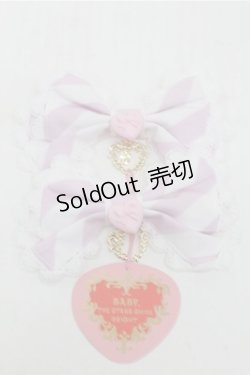 画像1: BABY,THE STARS SHINE BRIGHT / Patissiere Bonbon Ribbonクリップ  ピンク S-25-07-03-1006-BA-AC-AS-ZS