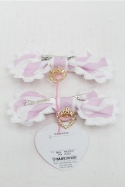 画像2: BABY,THE STARS SHINE BRIGHT / Patissiere Bonbon Ribbonクリップ  ピンク S-25-07-03-1006-BA-AC-AS-ZS