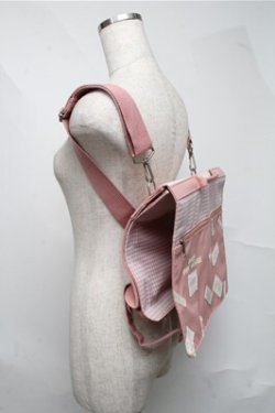 画像3: BABY PINK HOUSE / ロゴリュック  ピンク S-25-07-03-1012-LO-ZA-HR-ZS