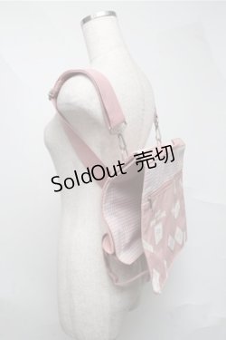 画像3: BABY PINK HOUSE / ロゴリュック  ピンク S-25-07-03-1012-LO-ZA-HR-ZS