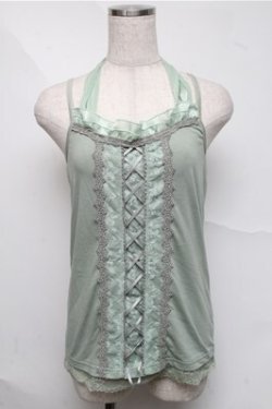 画像1: axes femme / トップス  グリーン S-25-07-03-1013-AX-TO-HR-ZS