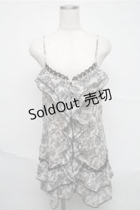 axes femme / チュニック  オフｘ黒 S-25-07-03-1015-AX-TO-HR-ZS