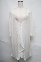 axes femme / バックレースロングカーディガン  キナリ S-25-07-03-1016-AX-TO-HR-ZI
