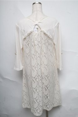 画像2: axes femme / バックレースロングカーディガン  キナリ S-25-07-03-1016-AX-TO-HR-ZS