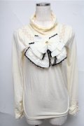 axes femme / リボンプルオーバー  オフ S-25-07-03-1018-AX-TO-HR-ZS