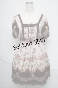 画像1: axes femme / ワンピース  オフｘブラウン S-25-07-03-1022-AX-TO-HR-ZI