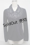 axes femme / 星座モチーフキラキラプルオーバー  紺 S-25-07-03-1030-AX-TO-HR-ZI