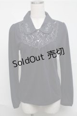 axes femme / 星座モチーフキラキラプルオーバー  紺 S-25-07-03-1030-AX-TO-HR-ZI