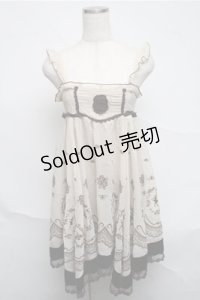 axes femme / バレリーナフロッキー2WAYチュニック  オフ S-25-07-03-1042-AX-TO-HR-ZS