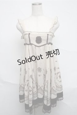 画像1: axes femme / バレリーナフロッキー2WAYチュニック  オフ S-25-07-03-1042-AX-TO-HR-ZS