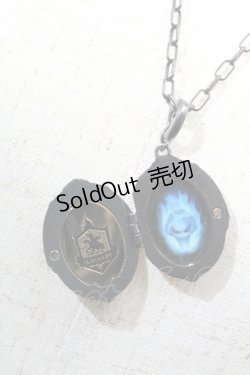 画像2: Q-pot. / チョコレートミラーロケットネックレス(イグニハイド寮)   S-25-07-03-020-QP-AC-AS-ZS