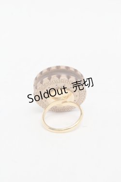 画像2: Q-pot. / ラウンドビスケットリング  ブラウン S-25-07-03-004-QP-AC-AS-ZS