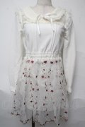 LIZ LISA / お花刺繍チュールワンピース  オフ S-25-07-03-034-LO-OP-AS-ZS