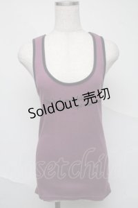 PUNK / リブタンク  紫 S-25-07-04-006-PU-TO-AS-ZS