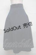 an another angelus / レリーフ金具ベルト付きフレアースカート【ベルト欠品】  紺 S-25-07-04-048-CA-SK-AS-ZS