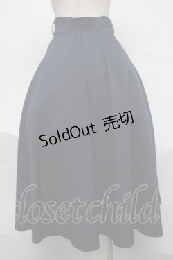 画像2: an another angelus / レリーフ金具ベルト付きフレアースカート【ベルト欠品】  紺 S-25-07-04-048-CA-SK-AS-ZS