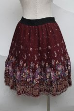 画像2: axes femme / スカート  ワイン S-25-07-04-052-AX-SK-HR-ZT409 (2)