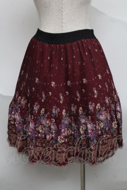 画像2: axes femme / スカート  ワイン S-25-07-04-052-AX-SK-HR-ZS