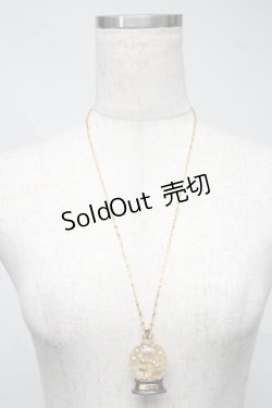 画像2: Q-pot. / Mickey＆Minnie's Dreamy Snow Dome Necklace  ゴールド S-25-07-04-003-QP-AC-AS-ZS