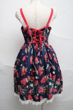画像2: Angelic Pretty / Royal Crown Berry SpecialジャンパースカートSet  紺 S-25-07-05-048-AP-OP-AS-ZS