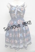 Angelic Pretty / Vintage Marineジャンパースカート  紺 S-25-07-05-049-AP-OP-AS-ZS