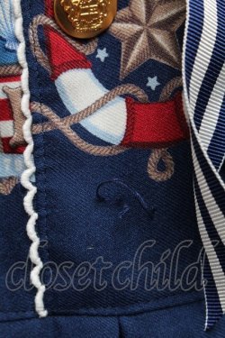 画像4: Angelic Pretty / Vintage Marineジャンパースカート  紺 S-25-07-05-049-AP-OP-AS-ZS