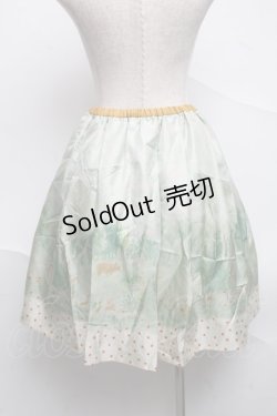 画像2: Franche Lippee /森の動物スカート  グリーン S-25-07-05-055-LO-SK-HR-ZS