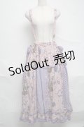 PINK HOUSE / ブルーベリーファームプリントパッチワークスカート  ラベンダー S-25-07-05-061-LO-SK-AS-ZS