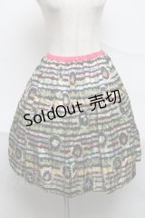 Franche Lippee / 総柄プリントスカート   S-25-07-05-064-LO-SK-HR-ZS