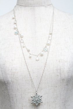 画像1: axes femme / 雪の結晶ネックレス  シルバー S-25-07-05-012-AX-AC-AS-ZS