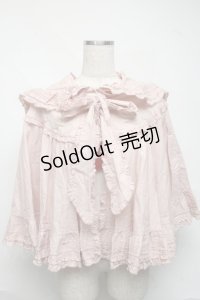 PINK HOUSE / フリル使いローンケープ   S-25-07-05-021-LO-BL-AS-ZS