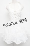 LIZ LISA / コットンレースワンピース  白 S-25-07-05-030-LO-OP-HR-ZS