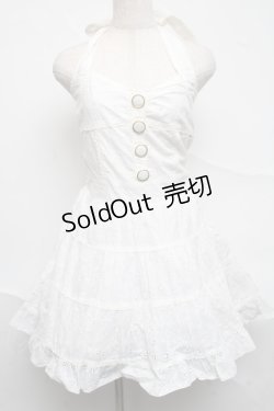 画像1: LIZ LISA / コットンレースワンピース  白 S-25-07-05-030-LO-OP-HR-ZS