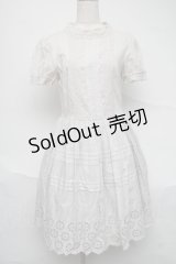 Jane Marple / フラワーレースワンピース  オフ S-25-07-05-032-JM-TO-HR-ZS