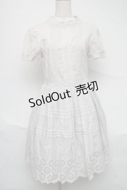 画像1: Jane Marple / フラワーレースワンピース  オフ S-25-07-05-032-JM-TO-HR-ZS