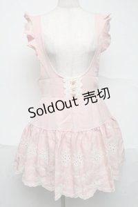 LIZ LISA / 刺繍スカラップワンピース  ピンク S-25-07-05-041-LO-OP-AS-ZS