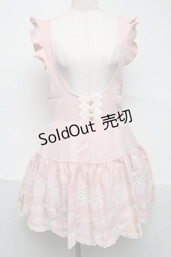画像1: LIZ LISA / 刺繍スカラップワンピース  ピンク S-25-07-05-041-LO-OP-AS-ZS