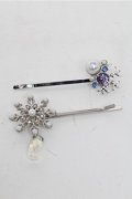 axes femme / 雪の結晶ヘアピン  シルバー S-25-07-06-001-AX-AC-AS-ZS