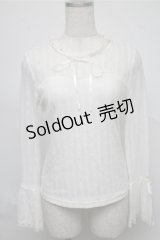 LIZ LISA / レース切替トップス  白 S-25-07-06-039-LO-BL-AS-ZS