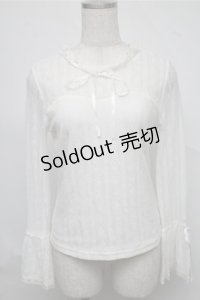 LIZ LISA / レース切替トップス  白 S-25-07-06-039-LO-BL-AS-ZS