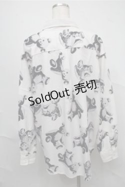 画像2: Drug Honey / スカルテディシャツ  白 S-25-07-06-044-PU-TO-AS-ZS