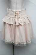 LIZ LISA / ウエストレースアップスカパン  ベージュ S-25-07-06-059-LO-PA-AS-ZS