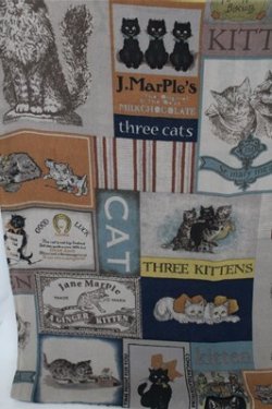 画像2: Jane Marple / Old Catポスターのスカーフ   S-25-07-06-008-JM-ZA-AS-ZS